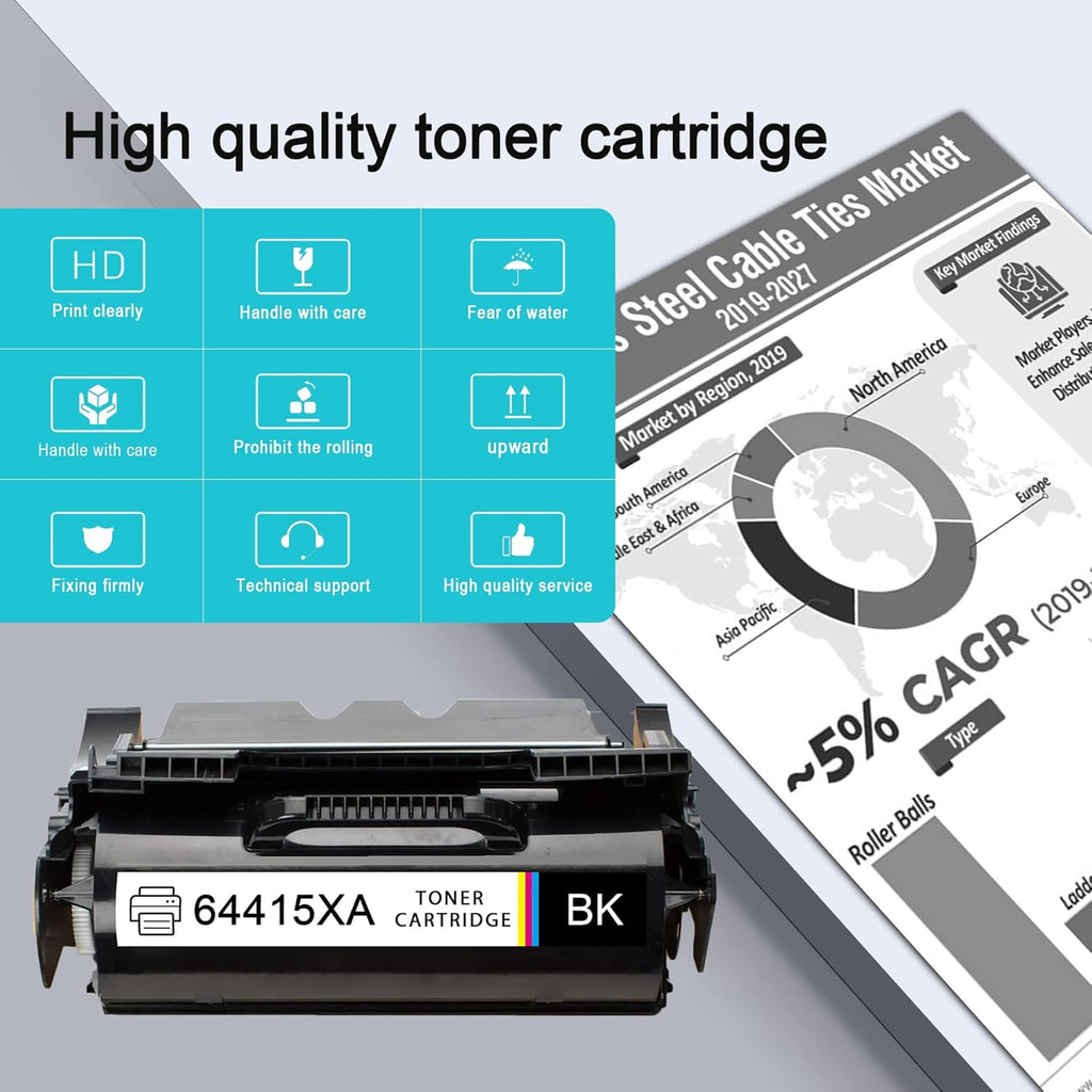 2 Pack Black Toner Cartridge O655694