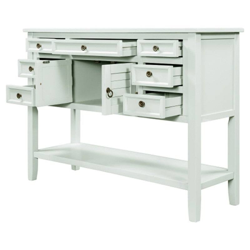Modern Console Table with 7 Drawers and 1 Cabinet R101790