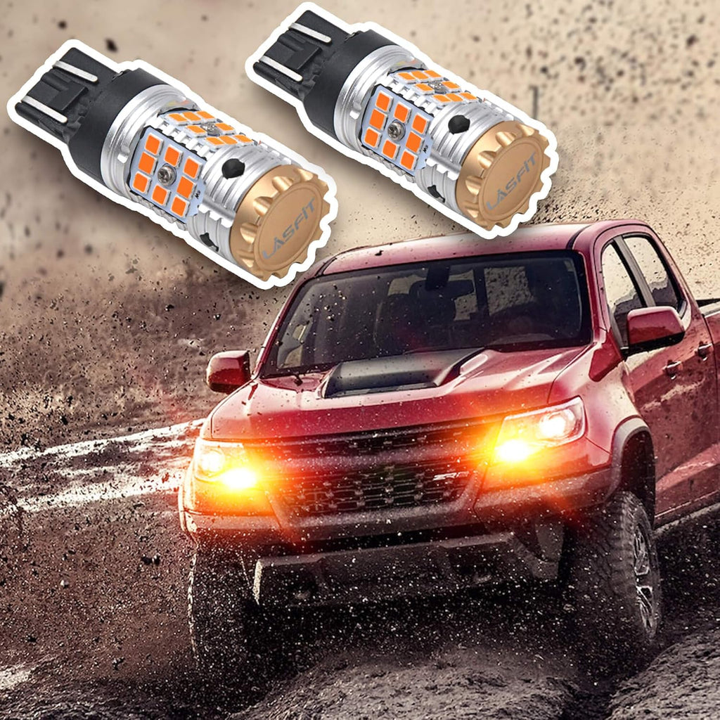 Amber LED Turn Signal Light Bulb (Pack of 2) R253