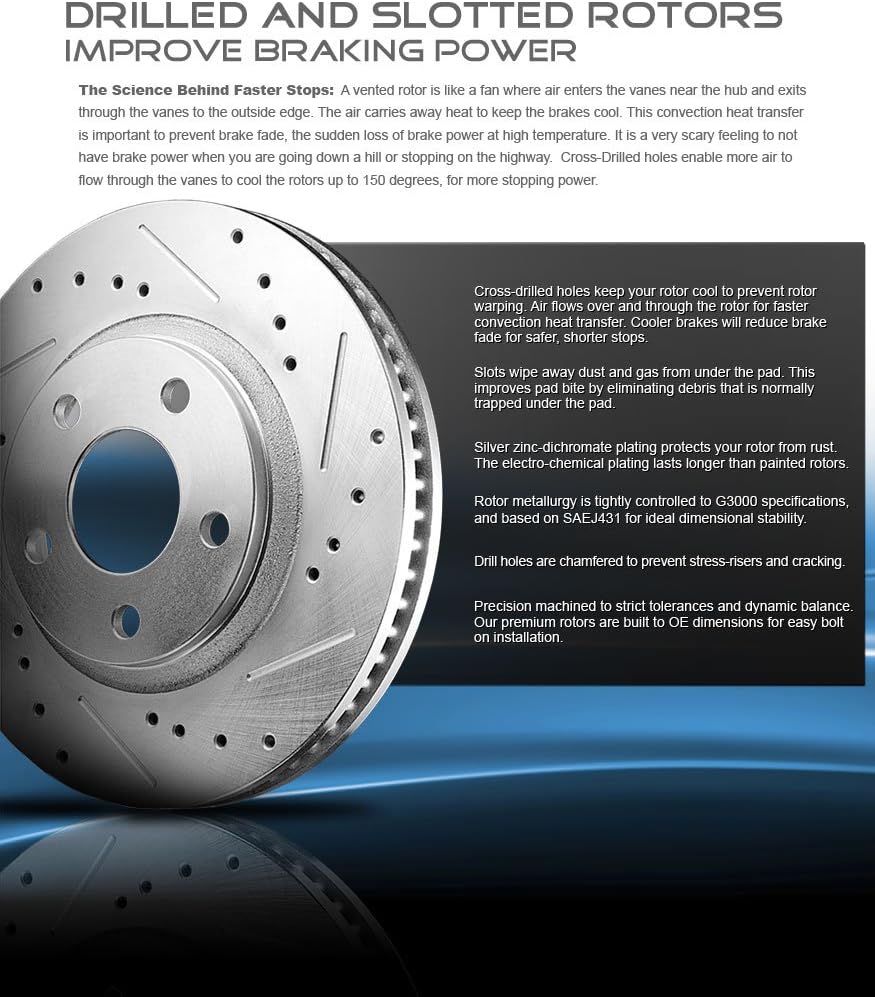 4 Lug Brake Rotors Set V157730