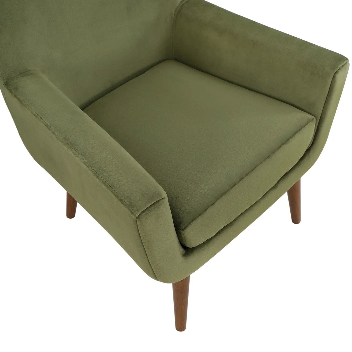 Green Velvet Arm Chair U95525