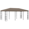 Taupe Fabric Canopy Tent Sun Shelter L2355