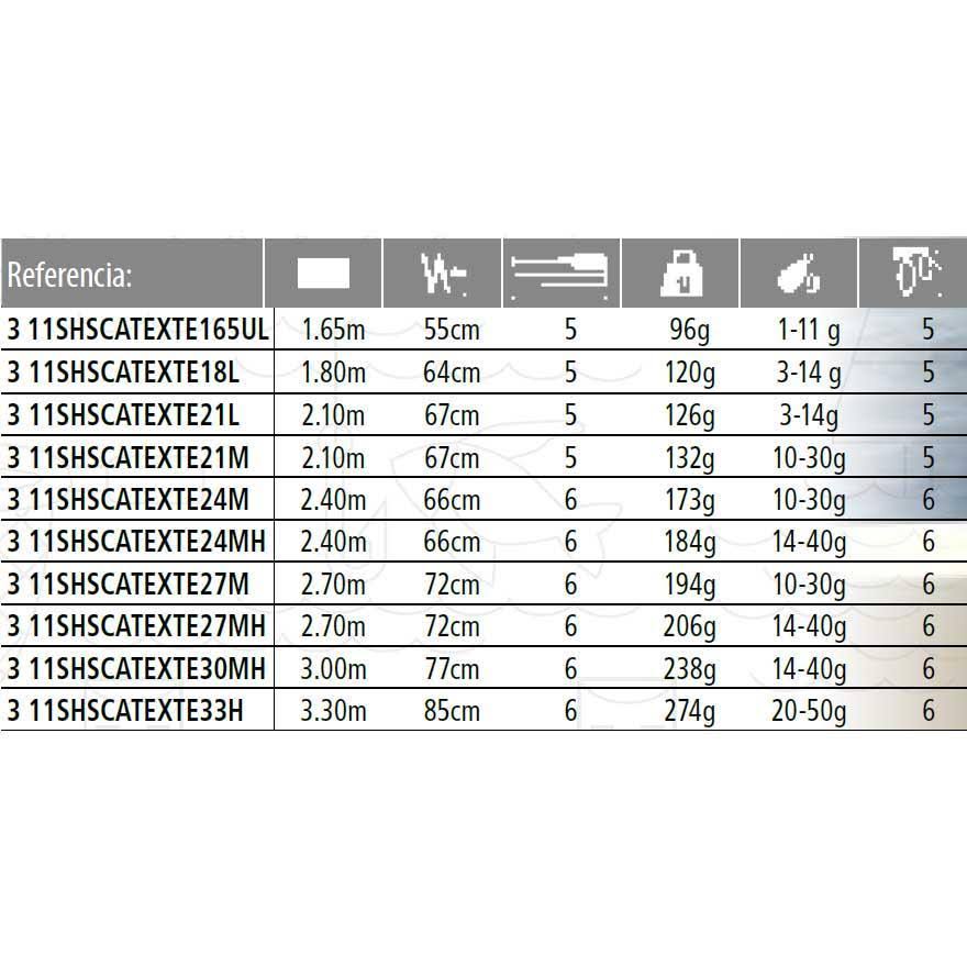 Spinning Rod 1.65 M / 1-11 G J926