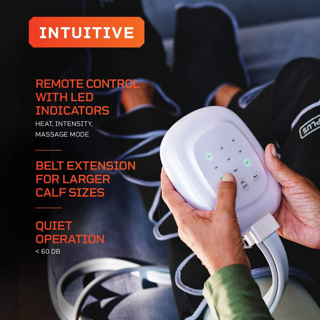 Thigh, Calf and Foot Massager Machine Extra Wide Leg Compression Massager with Remote Control N74620