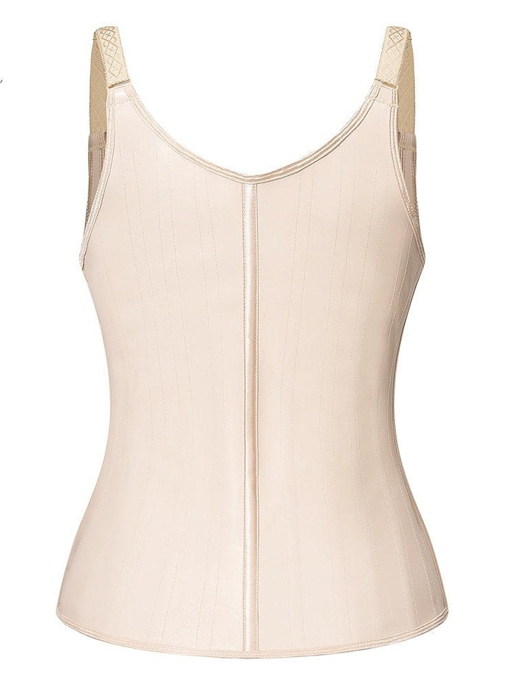 Adjustable Waist Trainer Steel Boned Corset Latex Body Shaper X629594