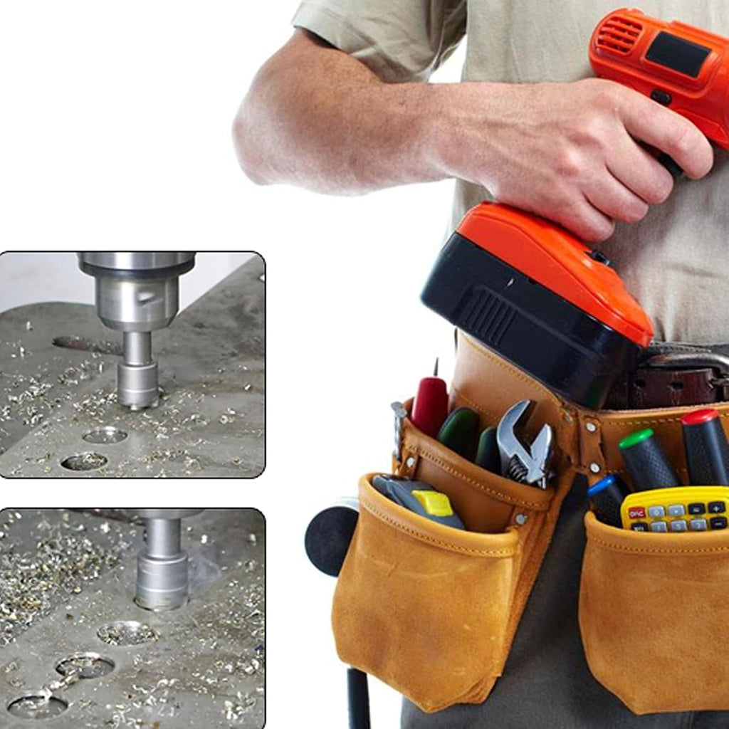 10Pcs Tungsten Carbide Tipped Hole Saw Set H141