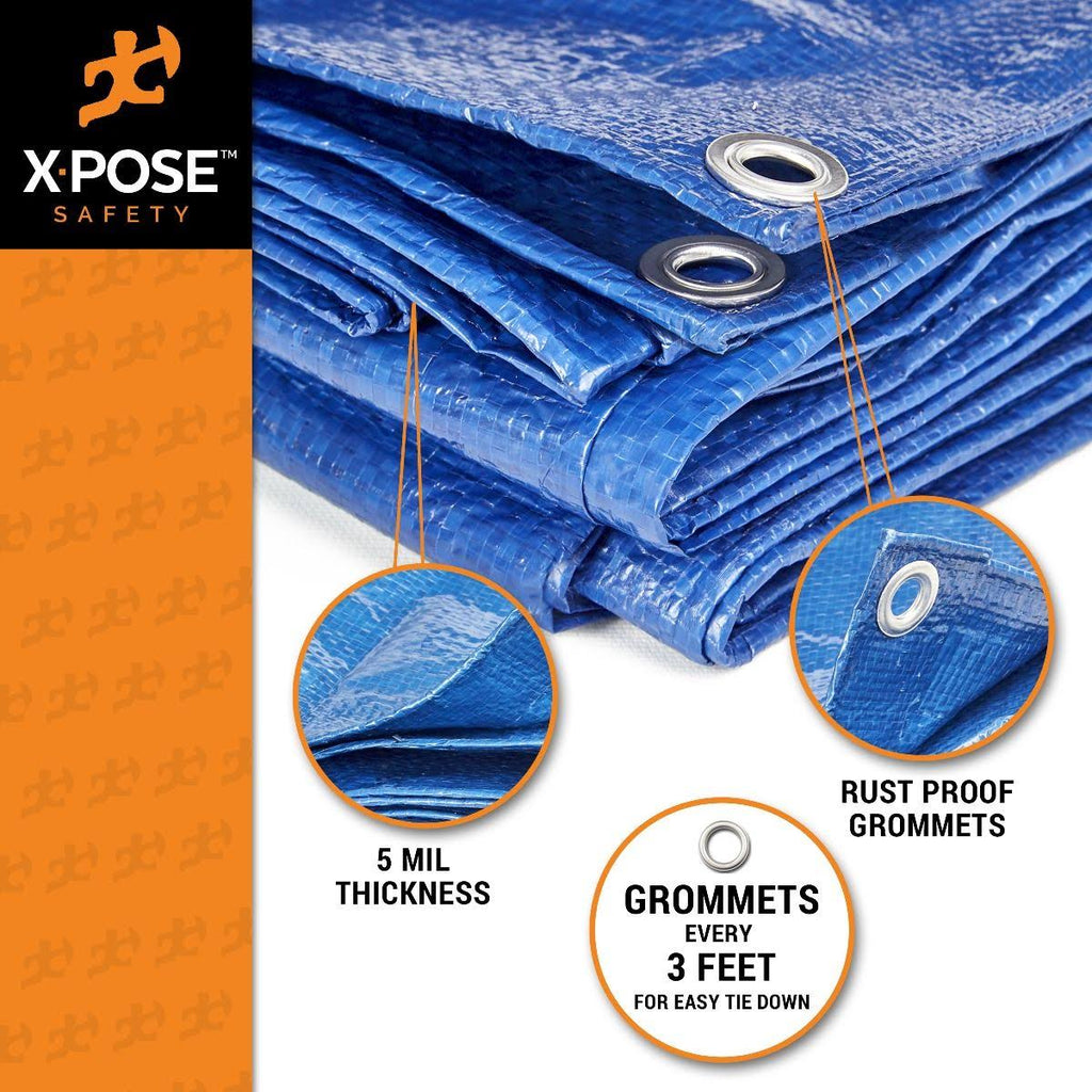 Blue Poly Tarps 10 x 10 - Case of 20 C2513