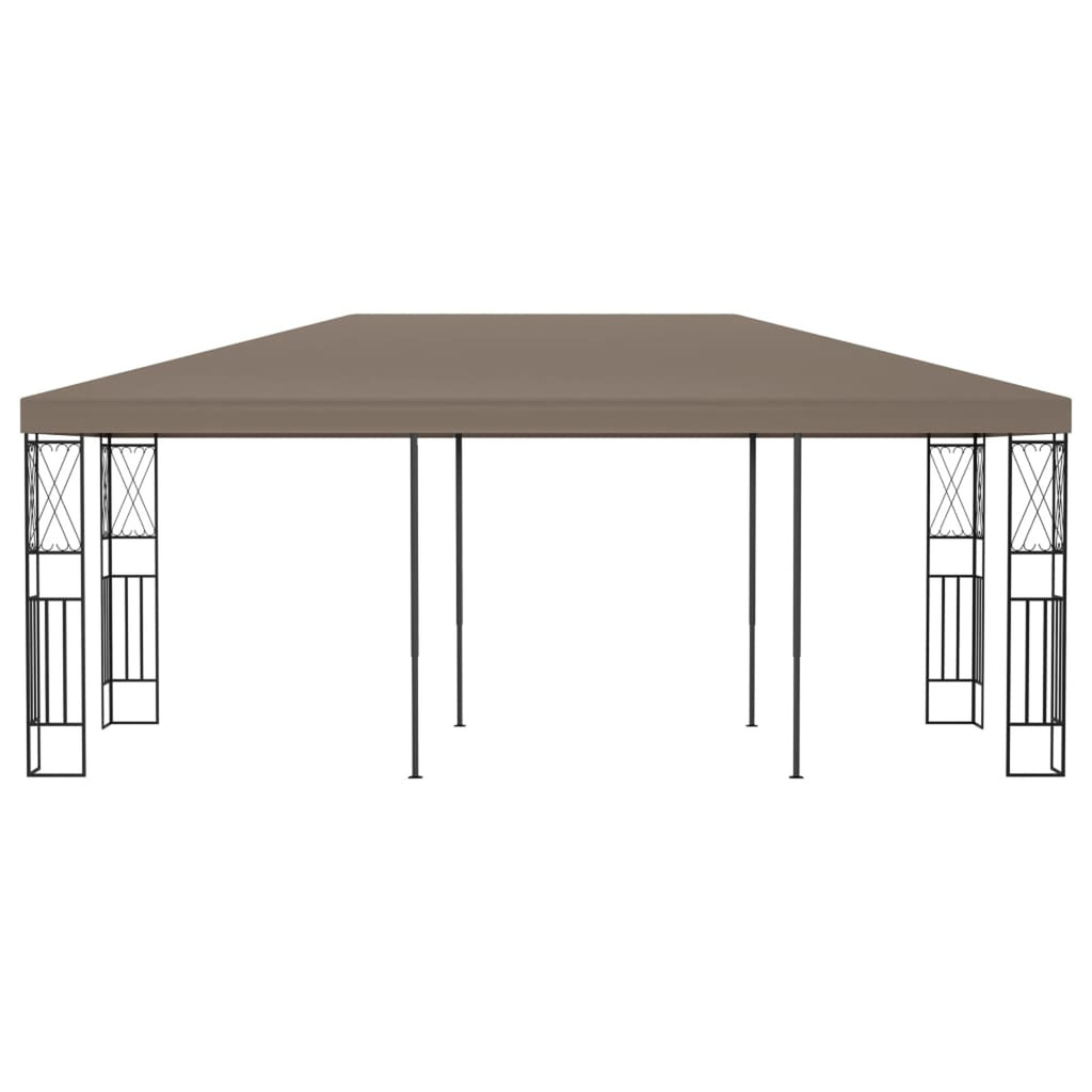 Taupe Fabric Canopy Tent Sun Shelter L2355
