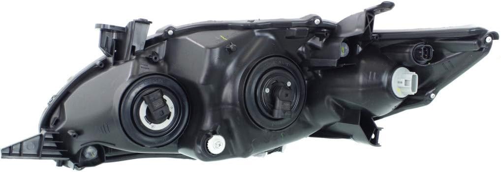 Passenger Side Headlight for Toyota Corolla 2011 2012 2013 with Bulbs Q6222
