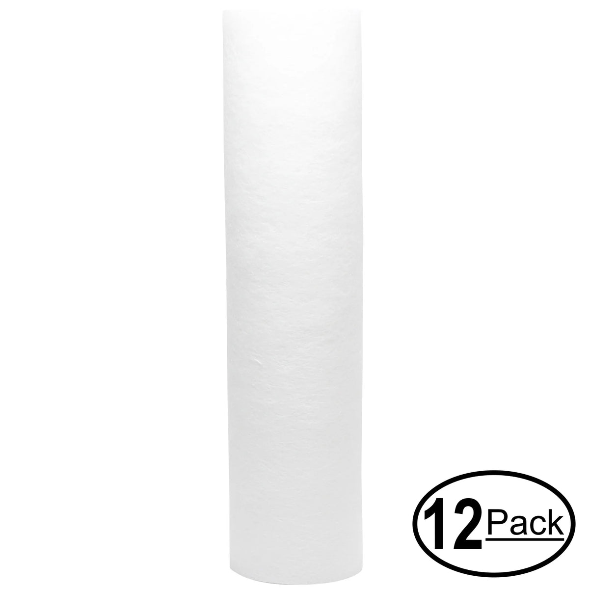 12-Pack 10-inch 5-Micron Polypropylene Sediment Filter Cartridge Y51067