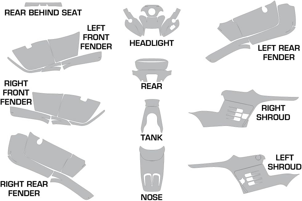 Woodland Camo ATV Graphics Kit Sticker Decal N119102