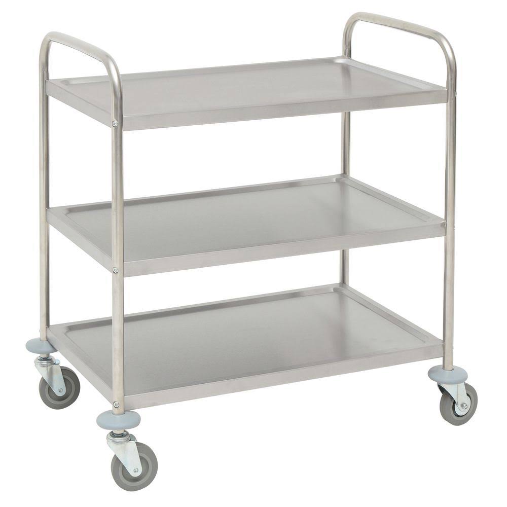 Stainless Steel 3-Shelf Trolley Cart P36522