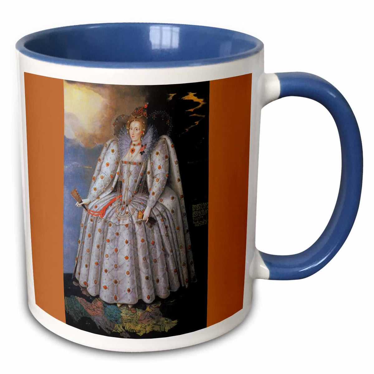 15oz Two-Tone Blue Mug F849