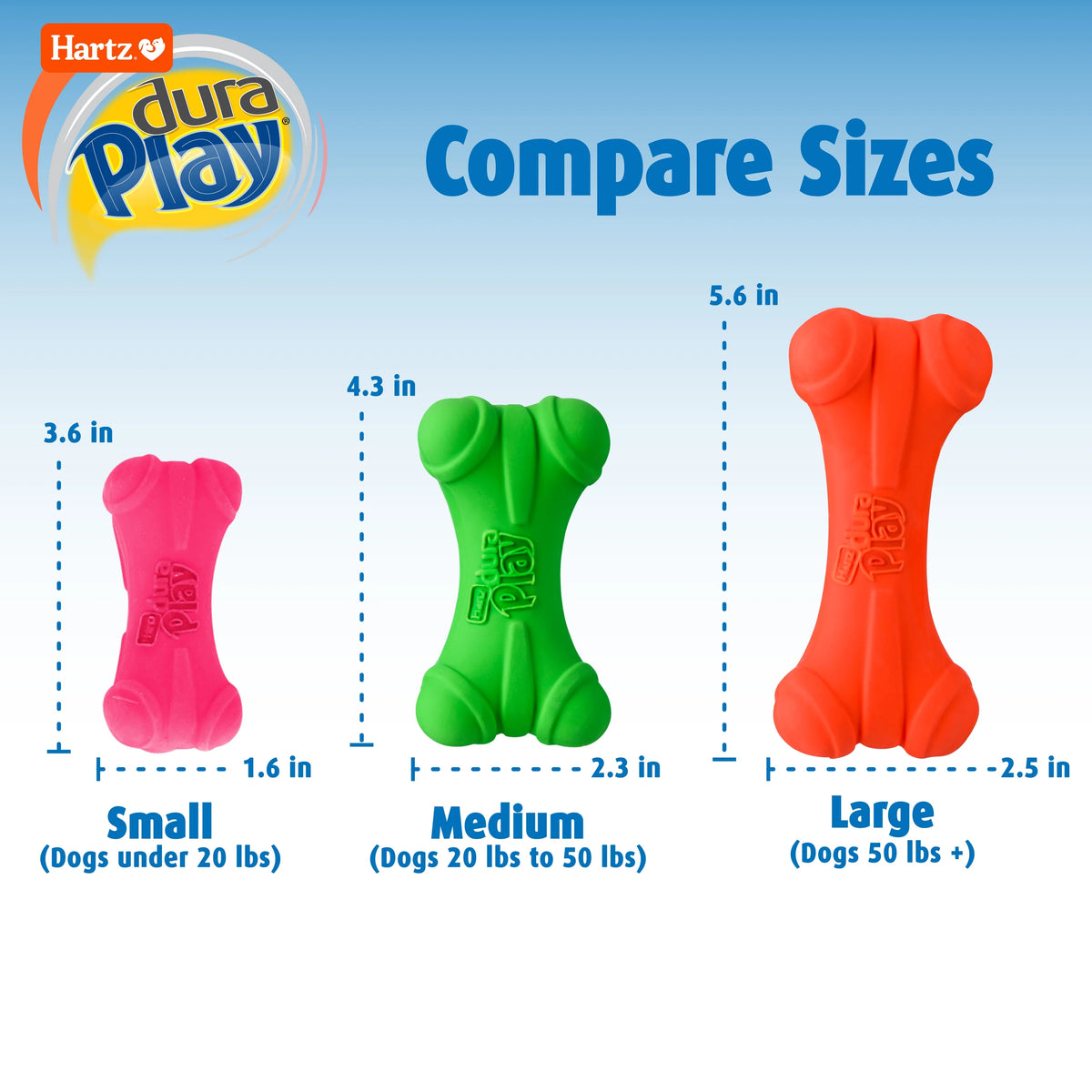 Medium Dura Play Bone Dog Toy E881048