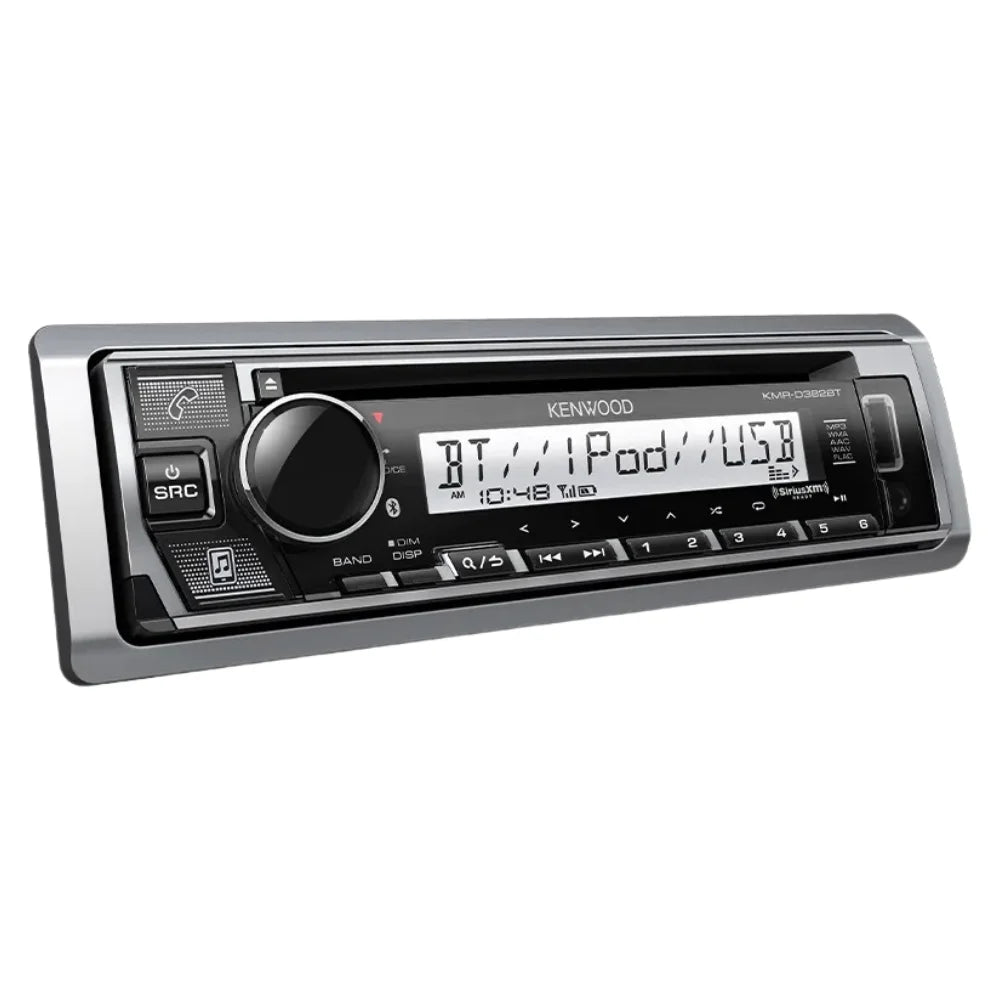 Marine CD Receiver and 6.5" 2-Way Marine Speakers F6456