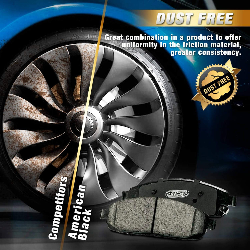 Professional Ceramic Rear Disc Brake Pads Set A400