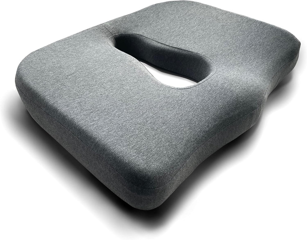 Medium Grey Extra-Dense Memory Foam Seat Cushion Q257359