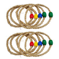 10 PCS Wooden Ring Toss Game Toy P440719