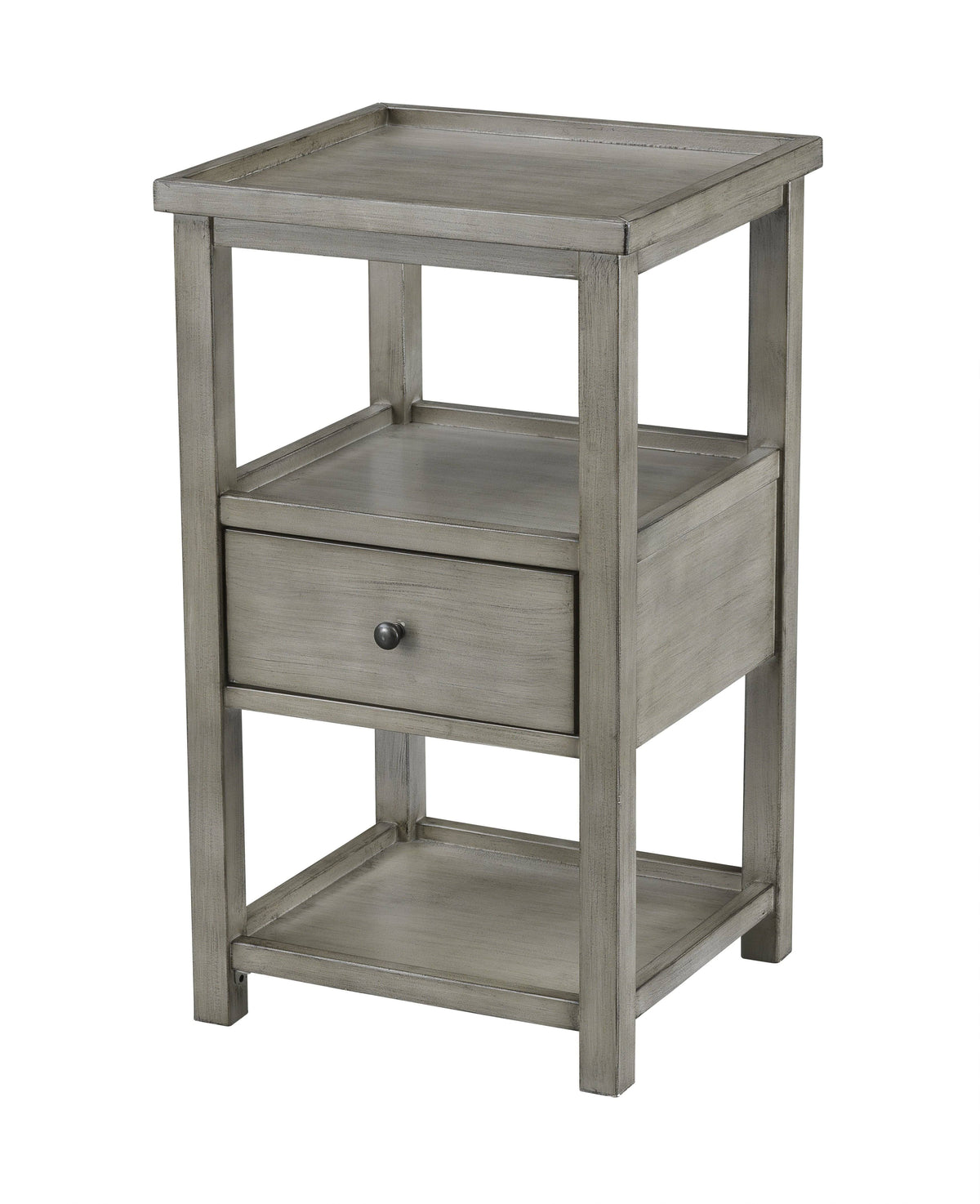 Grey One Drawer Chairside Table A310145