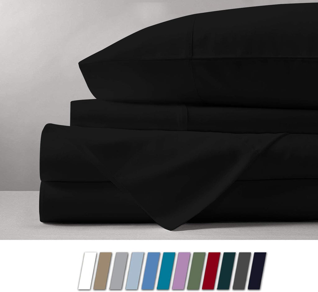 100% Egyptian Cotton California King Sheet Set, Stone Grey, Deep Pocket D845