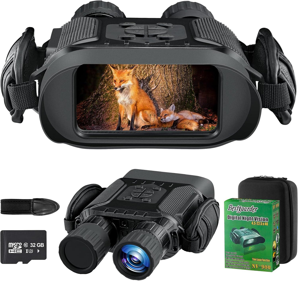 Night Vision Binoculars with 4.5-22.5×40 Digital Infrared Scope K825040