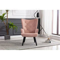 27.5x22 Wide Tufted Velvet Wingback Chair W6493
