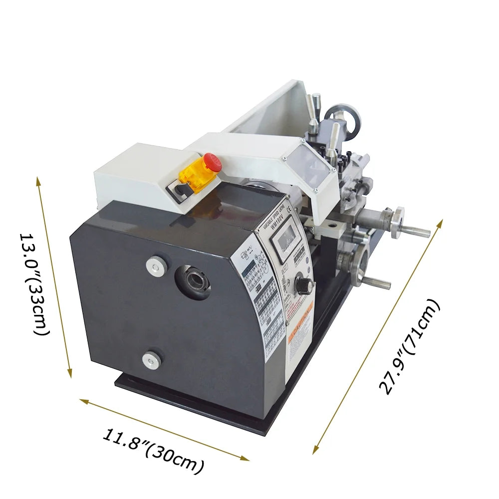 7"x12" Brushless Motor Precision Metal Lathe F447