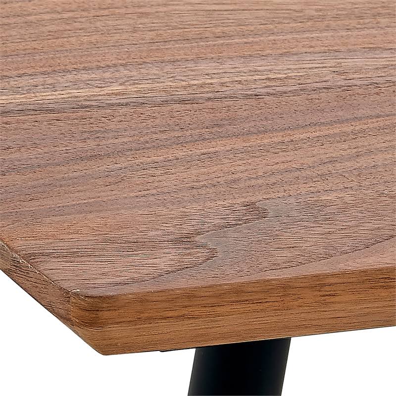 Walnut and Metal Dining Table N582952