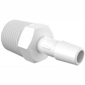3/8-19 BSP to 5/16x22 Barbed Adapter, High Density Polyethylene U2165