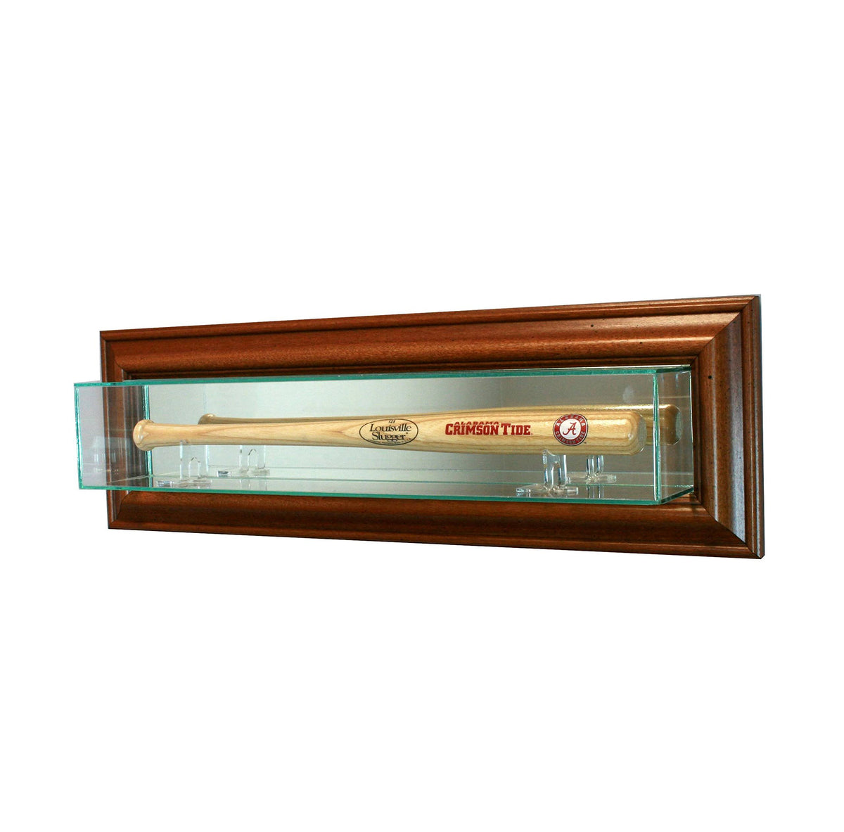 Walnut Wall Mounted Mini Bat Display Case V6274