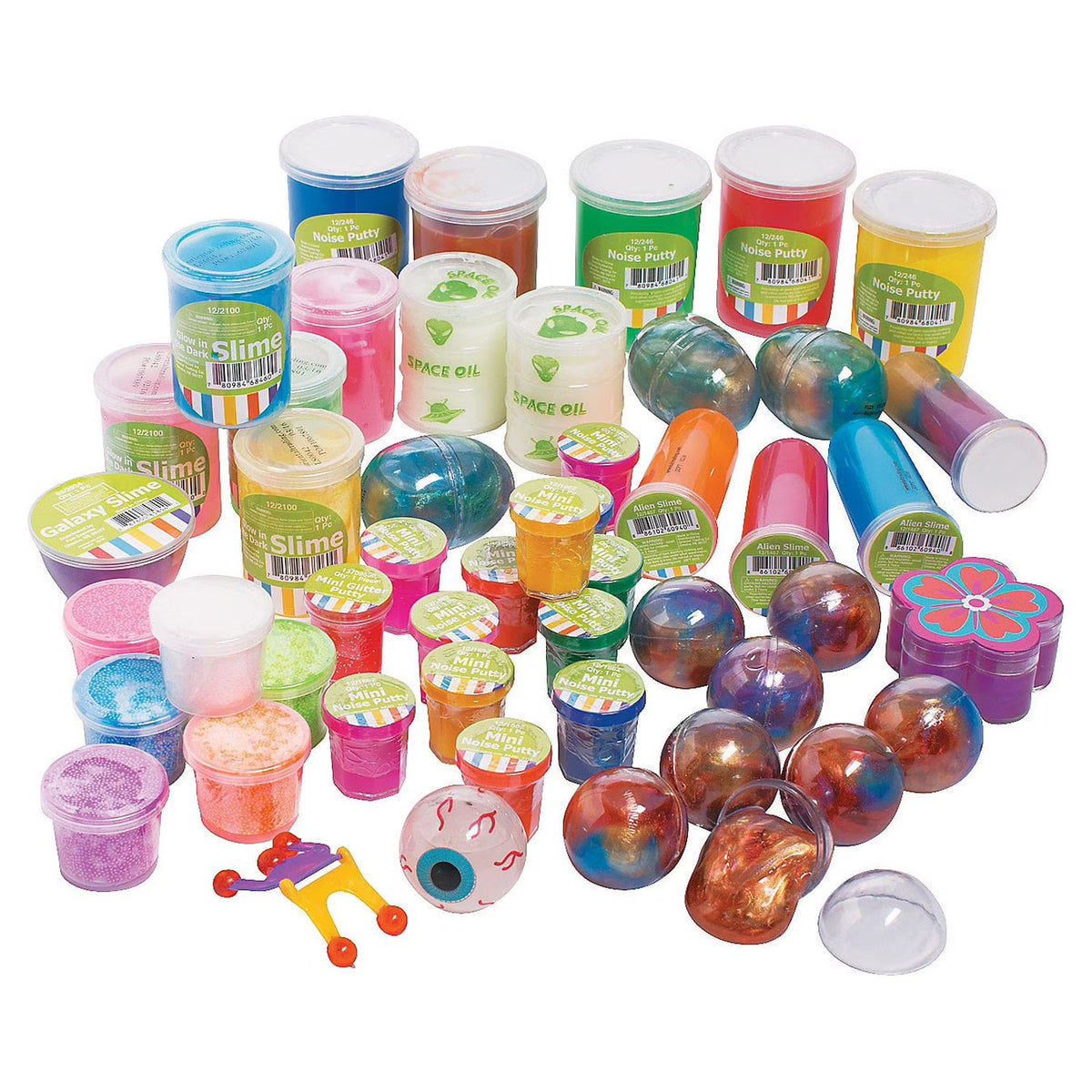 Putty & Slime Assortment 50 Pc D218