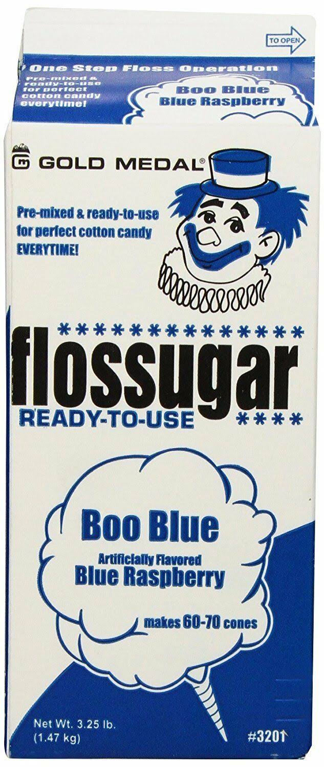 Case of 6 Blue Flossugar D754