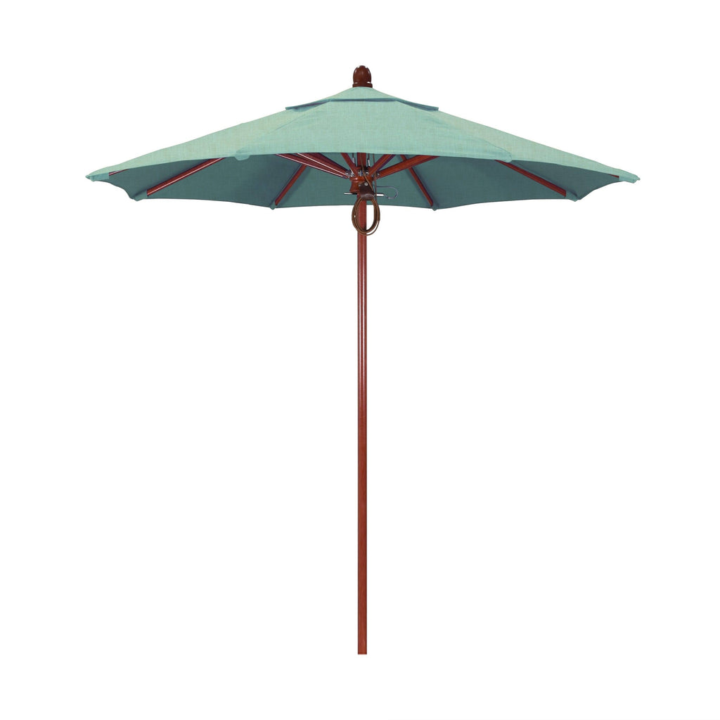 7.5' Patio Umbrella with Red Oak Fiberglass Pole S11588