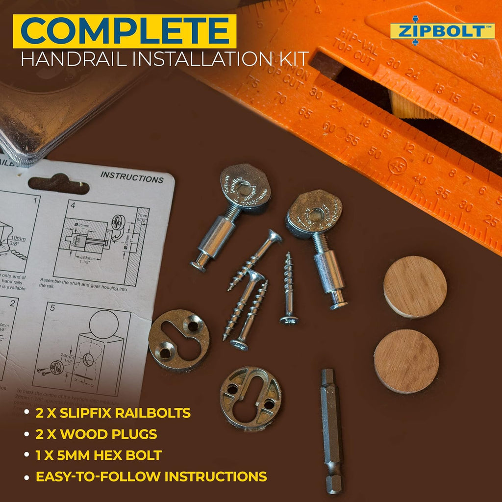 5 Pack Slipfix Railbolt I51230
