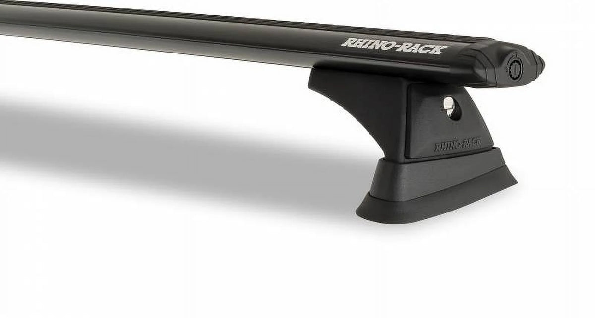 Black 3 Bar Roof Rack with Flush Rails K8163