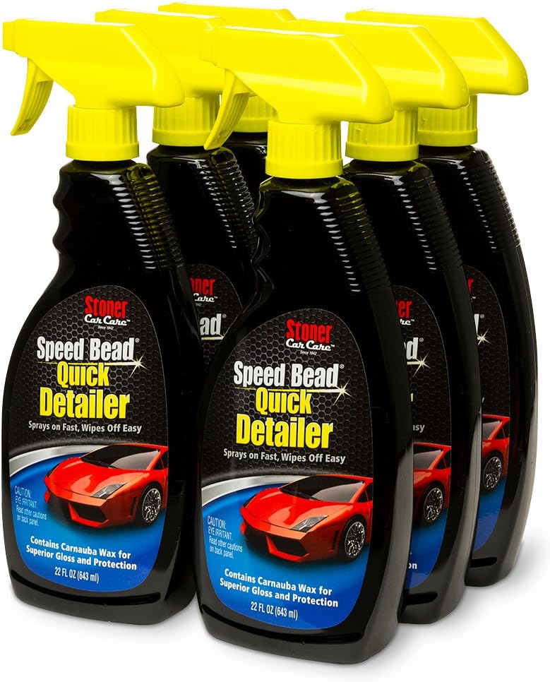 22-Ounce Car Cleaner Wax Spray, Pack of 6 O486