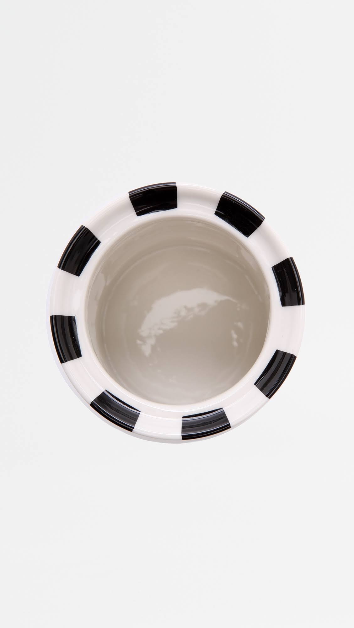 Black/White Glitter Canister Z32206