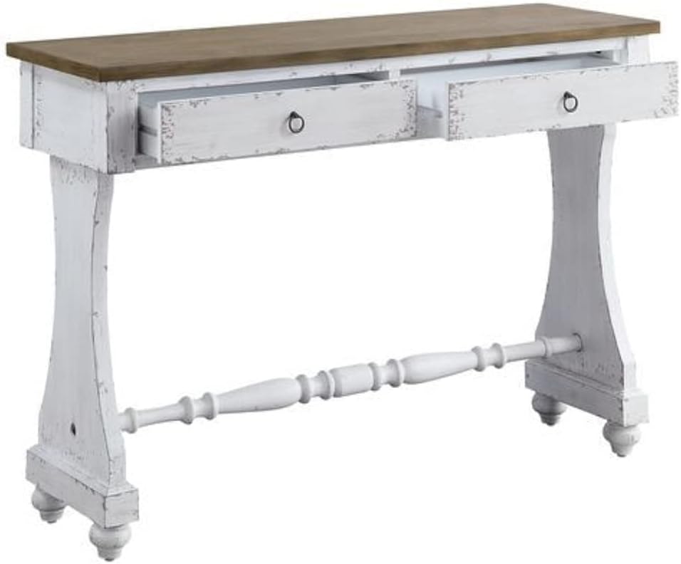Antique White Console Table W566708