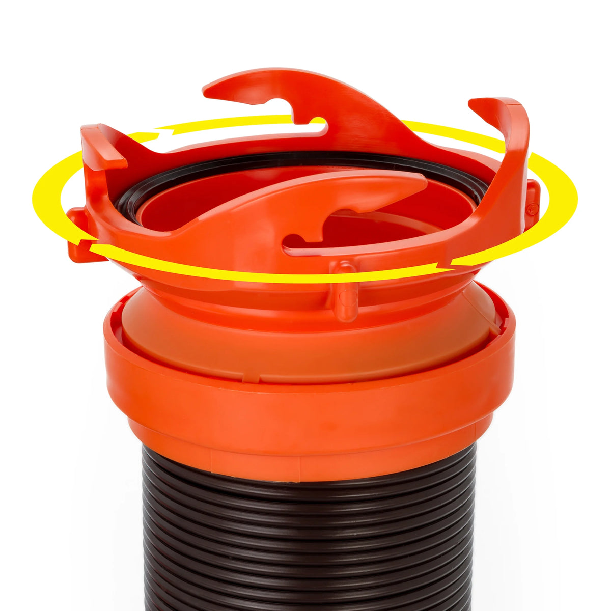 20-Foot Polyolefin Black and Orange RV Sewer Hose Kit C7229