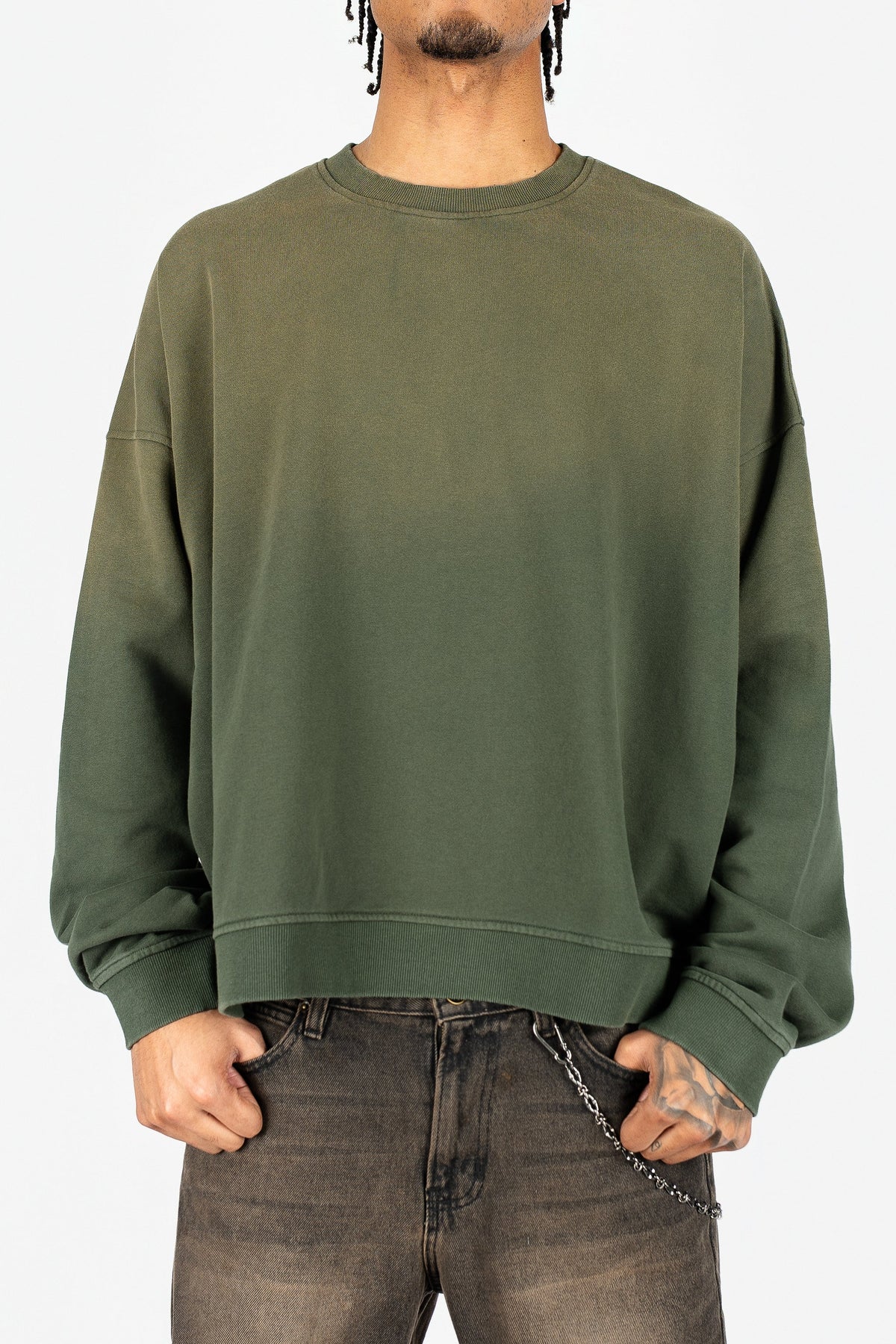Sun-Dried Oversized Baby Crewneck