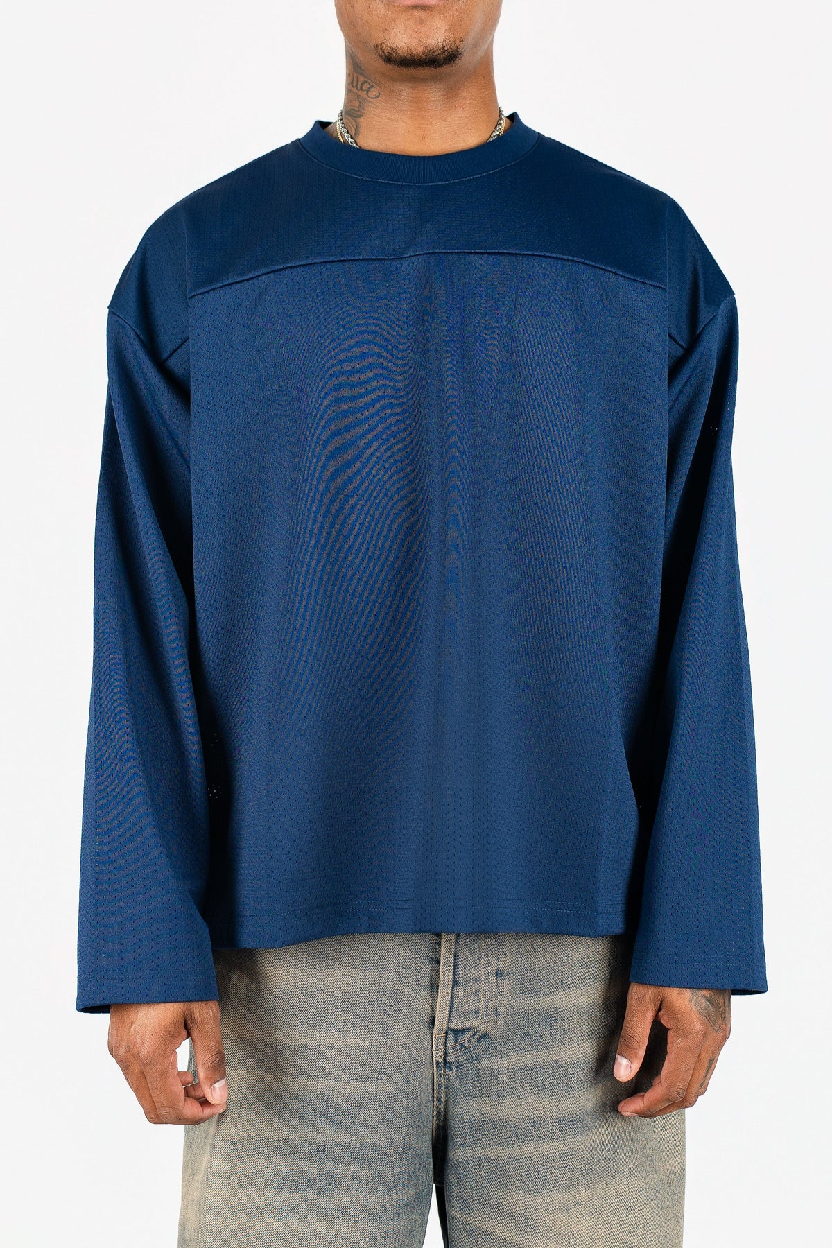 Long Sleeve Mesh Jersey