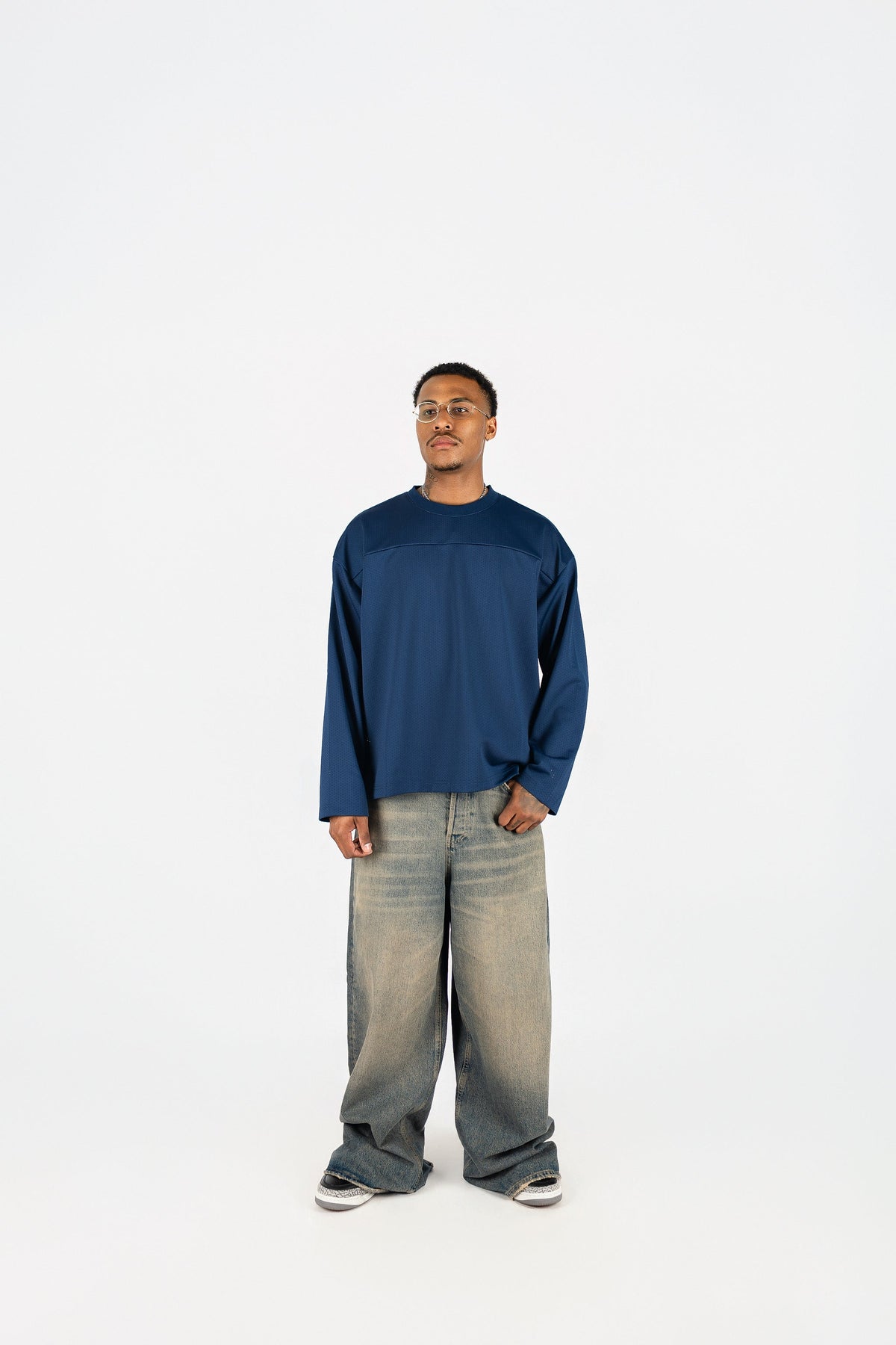 Long Sleeve Mesh Jersey