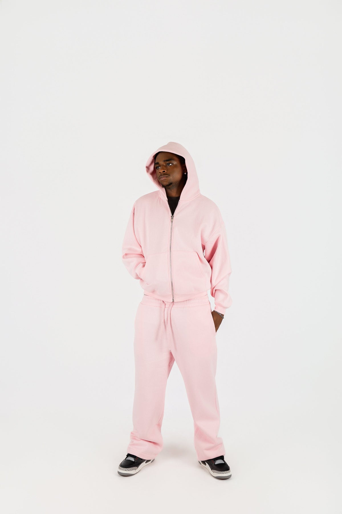 Fleece Zip Up and Sweatpants Set