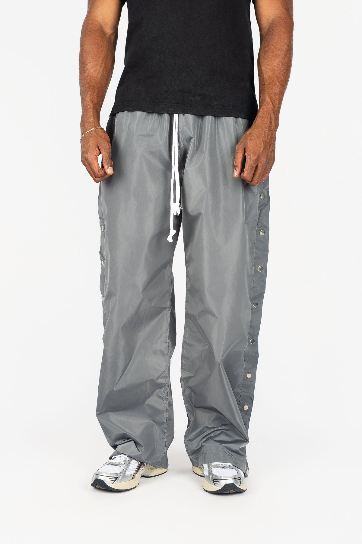 Side Snap Nylon Pants