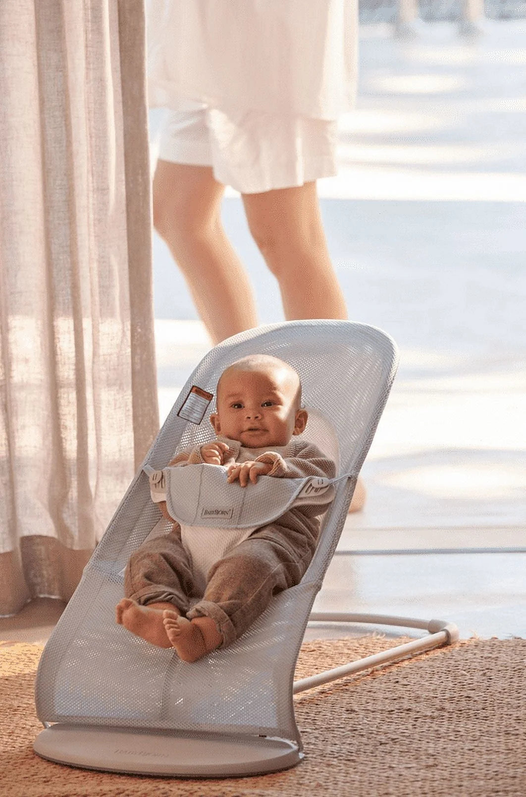 Silver Mesh Baby Bouncer M137