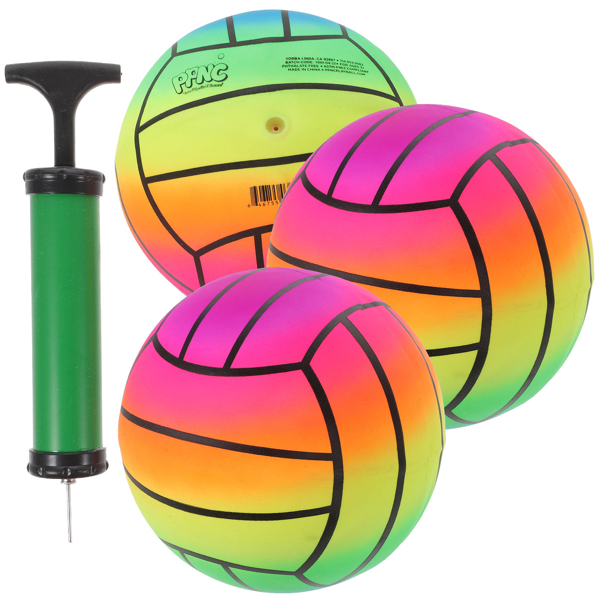 1 Set/4pcs Kids PVC Inflatable Ball Toy T21663