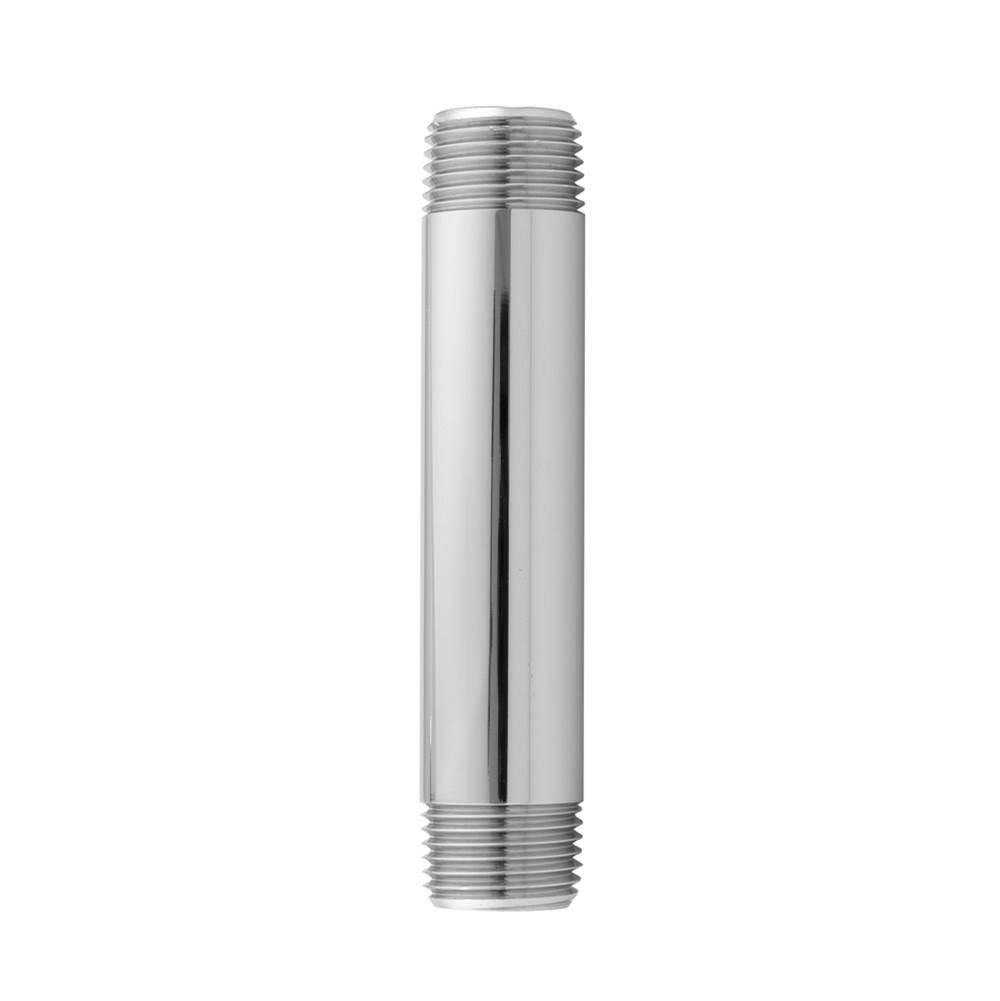 1/2x22 Brass Vertical Drop Ceiling Nipple - Satin Chrome L298