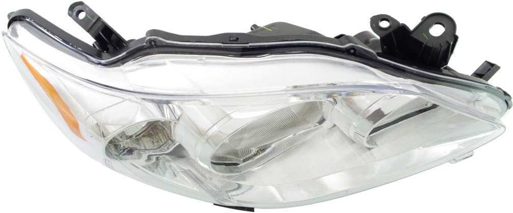 Passenger Side Headlight for Toyota Corolla 2011 2012 2013 with Bulbs Q6222