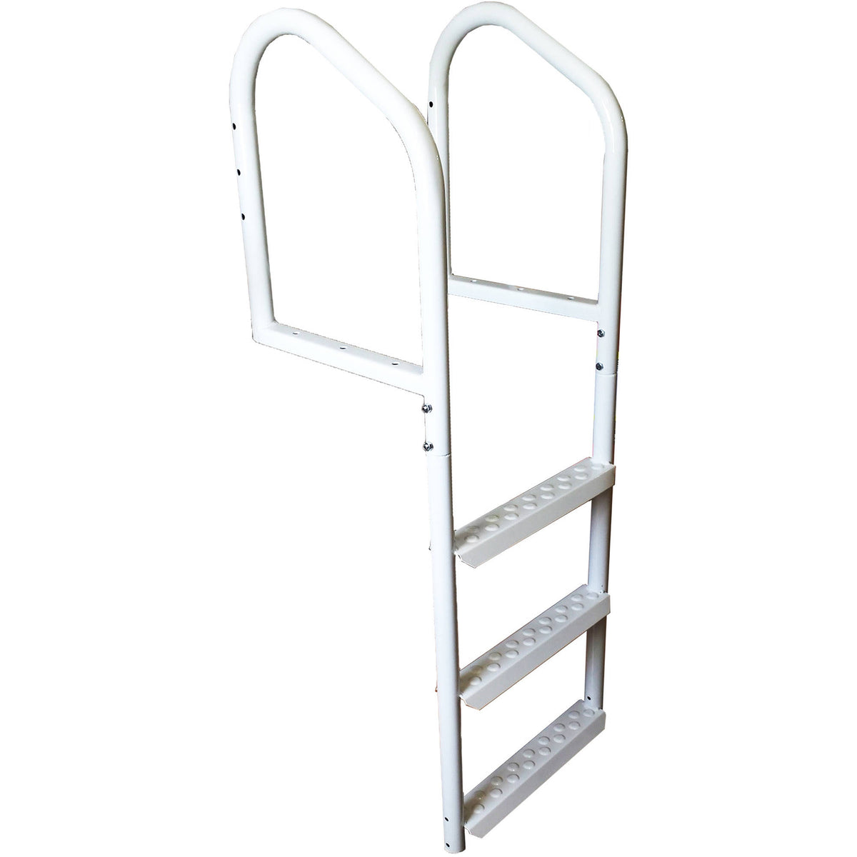 Steel White 3 Step Dock Ladder G419510
