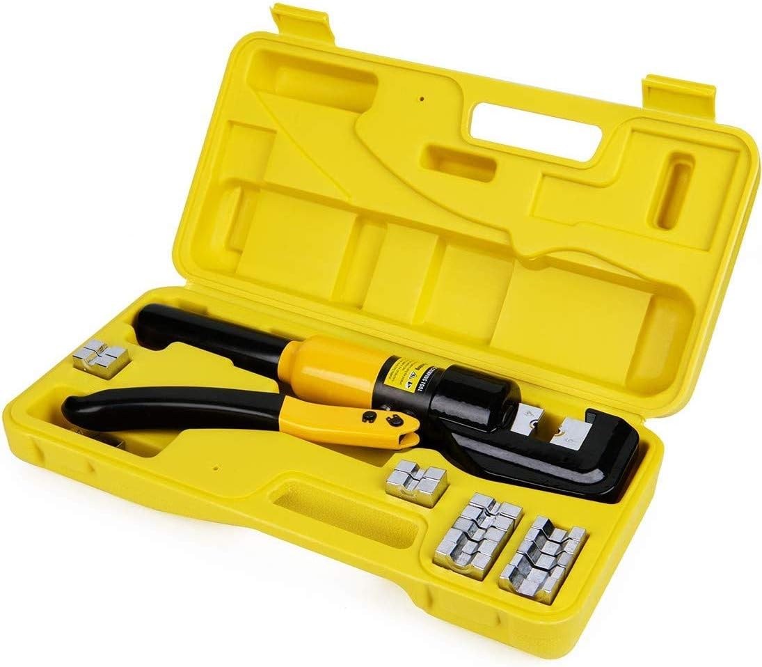 Hydraulic Wire Crimping Tool With 9 Pairs of Dies V60072